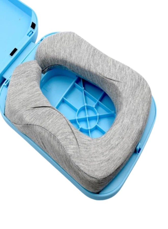 Exxelo Soft Nap Doughnut Pillow | Foldable Kids Head & Desk Pillow | Slow Rebound Comfort for Office, School, Library & Outdoor Use | Portable & Easy to Carry - Image 1
