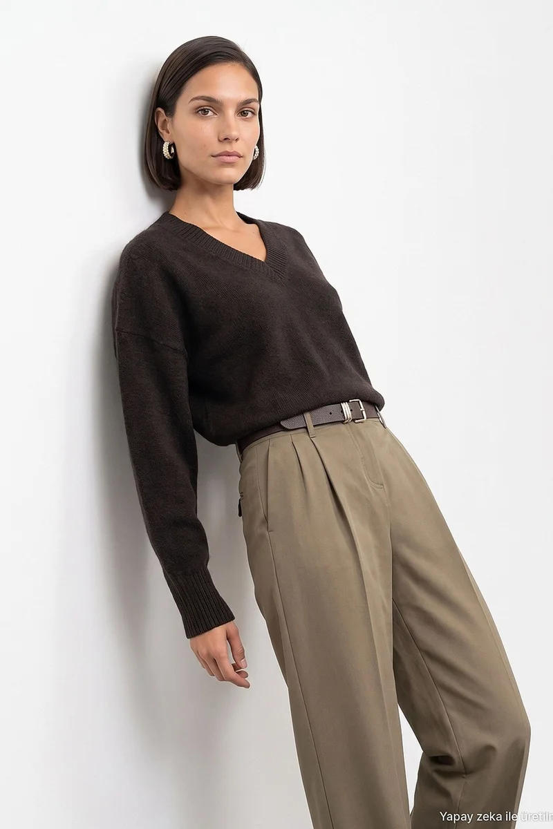 Dilvin  DILVIN Women's Knit Sweater for Women | Best Price UAE