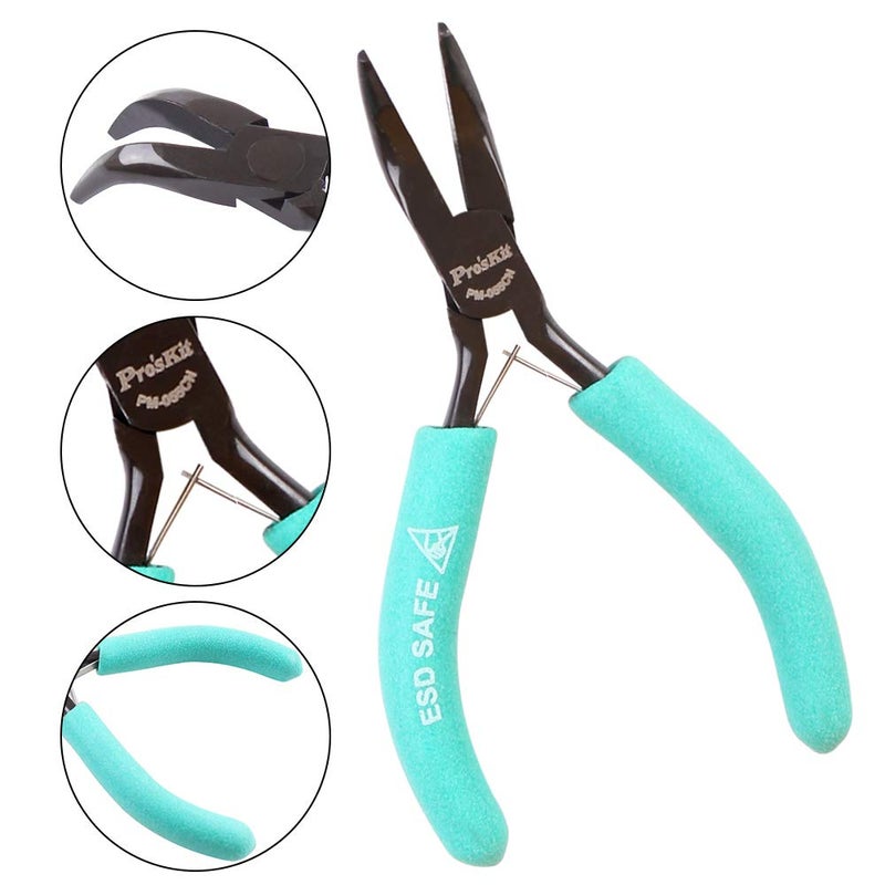 Proskit Curved Nose Pliers 5Inch PM055CN - Image 4