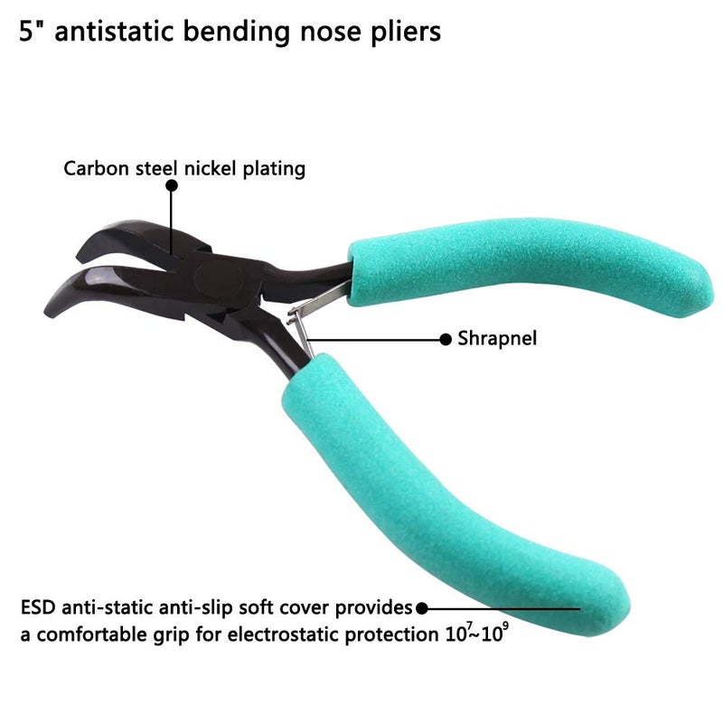 Proskit Curved Nose Pliers 5Inch PM055CN - Image 3
