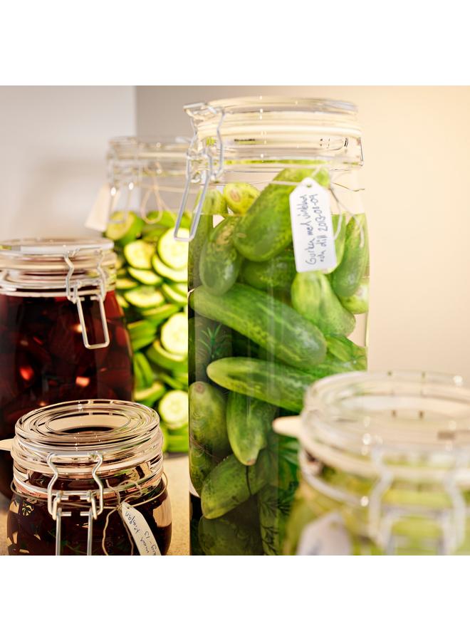 Zaboon Jar with lid, clear glass, 2 l - Image 2