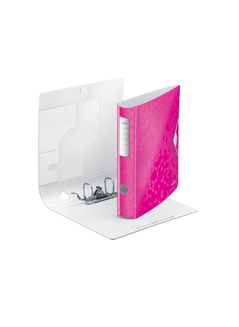LEITZ - Leitz Wow Pp 180° Active Lever Arch File 65Mm Pink - Image 1