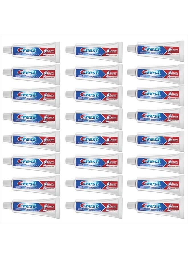 Crest Cavity Regular Toothpaste, Travel Size .85 oz. (Pack of 24)  - Image 1