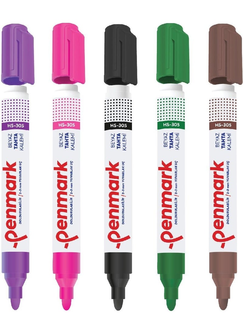 PENMARK Whiteboard Marker 5 Colors  - Image 2