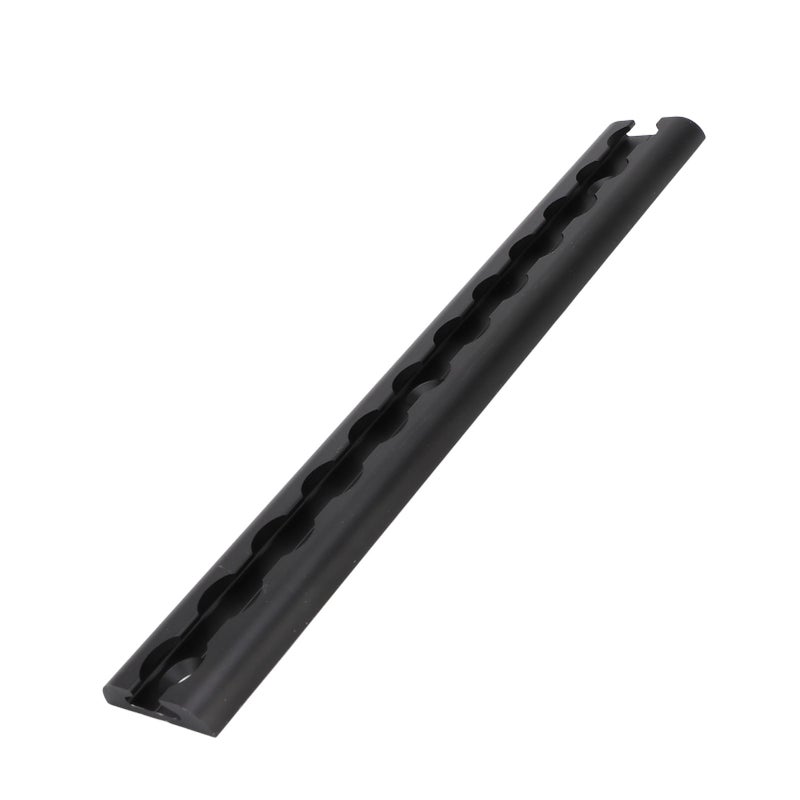 L Track Rail with Drilled Hole Securing Loads Robust Tie Down Aluminium Airline Rail for Truck Beds Trailers Black 30cm - Image 4