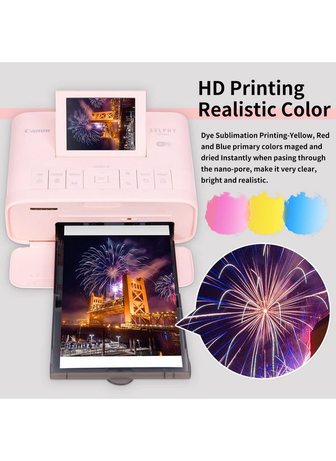 Freshworld Kp-108In Cp1300 Ink And Paper Compatible For Canon Selphy Cp1300 Cp1500 Cp1200 Cp1000 Cp910 Cp900 Cp810 Cp760 Cp770 Cp780, Kp108 3 Color Ink Cartridges And 108 Sheets Glossy 4X6 Photo Paper  - Image 5