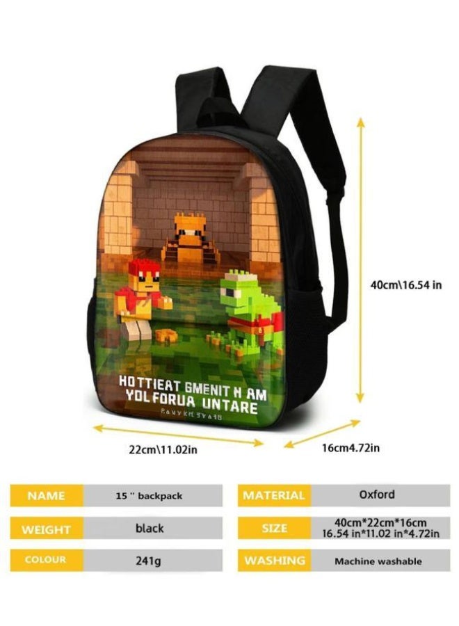 The latest universal cartoon new three-piece schoolbag (for students, teenagers, children) - 406  - Image 5