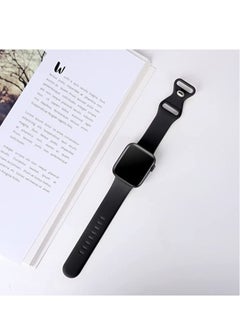ELTRAZONE Classic silicone replacement band strap for Apple Watch band series 7/6/5/4/3/2/1 for watch strap 41mm watch band  - Image 2