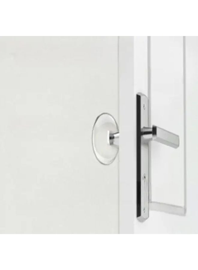 1 Set Stainless Steel Silent Minimalist Door Handle Lock Heavy Duty Security Easy Install Non Electric Mechanism - Image 3