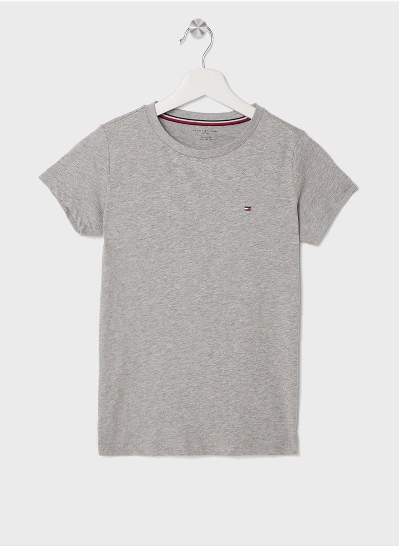 TOMMY HILFIGER - Kids 2 Pack Crew Neck T-Shirt - Image 1