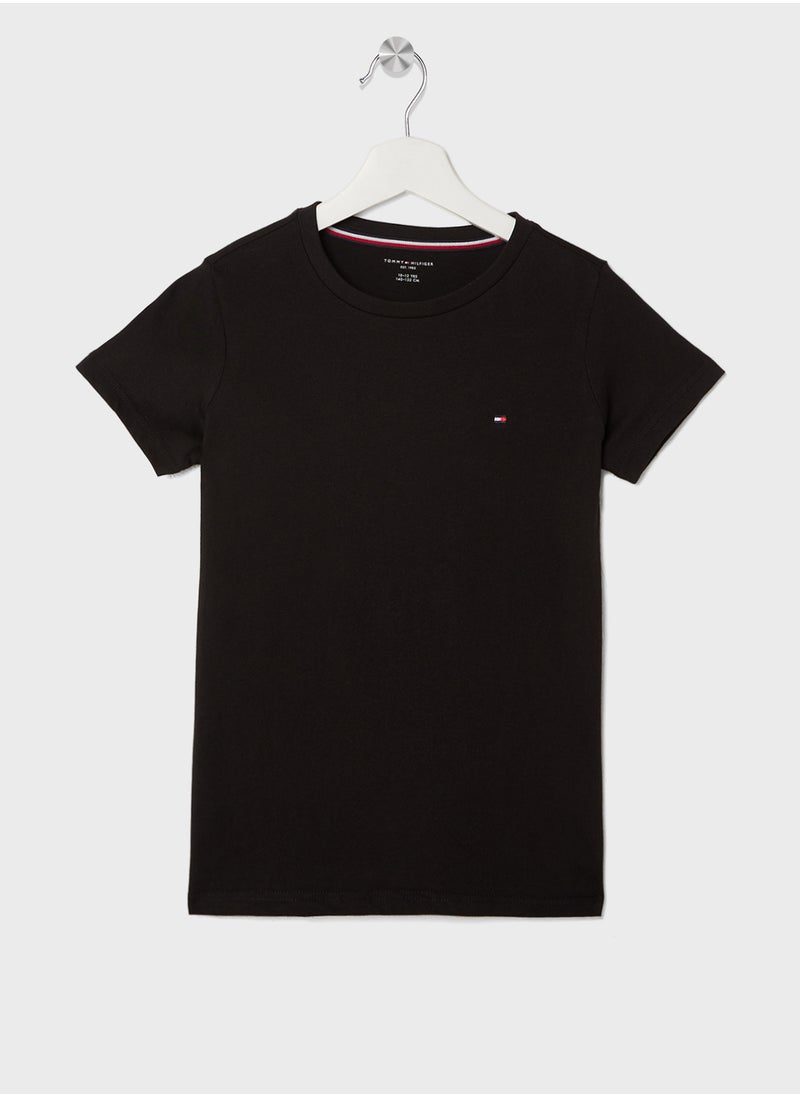 TOMMY HILFIGER - Kids 2 Pack Crew Neck T-Shirt - Image 1