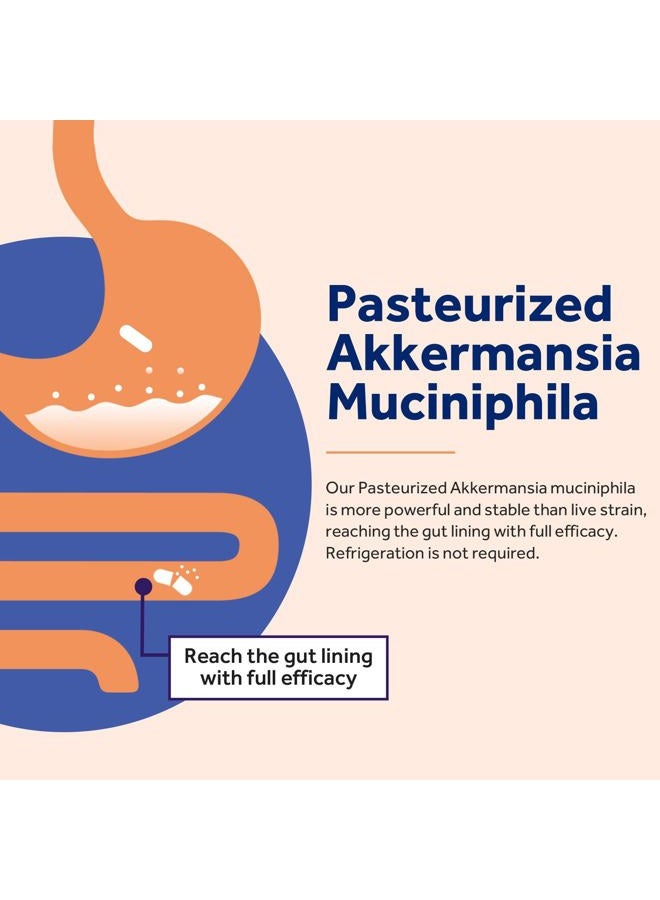 Doctor's Recipes Akkermansia Probiotic, Akkermansia Muciniphila 100 Billion TFUs, Cranberry, Blueberry & Pomegranate Extract, GLP-1 Production, Gut, Digestive, Immune Health, 30 Veggie Capsules - Image 5