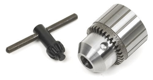 Jacobs Chuck 31052D Professional Duty Chuck, 1/2-20 Mount, 0.5" Maximum Capacity, 1-23/32" Diameter x 3" Closed Length - Image 1