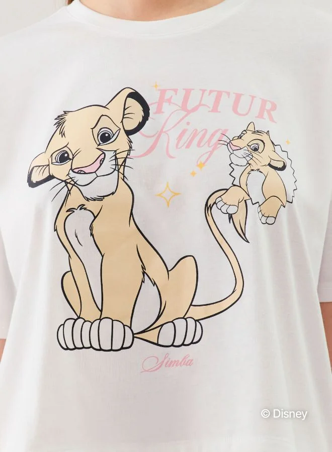 UNDIZ Simba jersey top Off-white