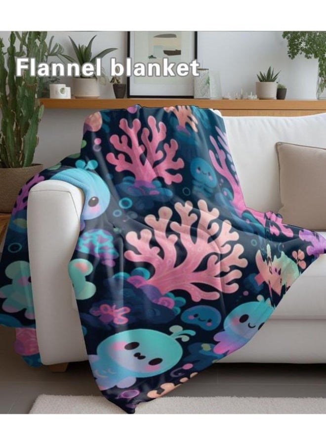 general Baby and children's cartoon flannel thin blanket (warm and comfortable, suitable for sleep, game use) 70cm*100cm - Image 5