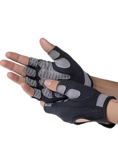 Generic Fitness Gloves Half Finger Men And Women Breathable Mesh Gym Sports Yoga Anti-slip Riding Sports Gloves  - Image 1