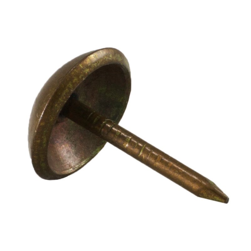 decotacksÂ® 500 PCS Antique Copper Finish,Upholstery Nails, Furniture Tacks, French Natural, Thumb Tack Push Pin, 7/16" Head Dia [Antique Copper, French Natural] DX0511AC500 - Image 5