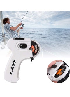 General Fishing Hook Device Automatic Binding Machine Automatic Electric Quick Tie Fishing Hook Portable Fishing Accessories White L  - Image 3