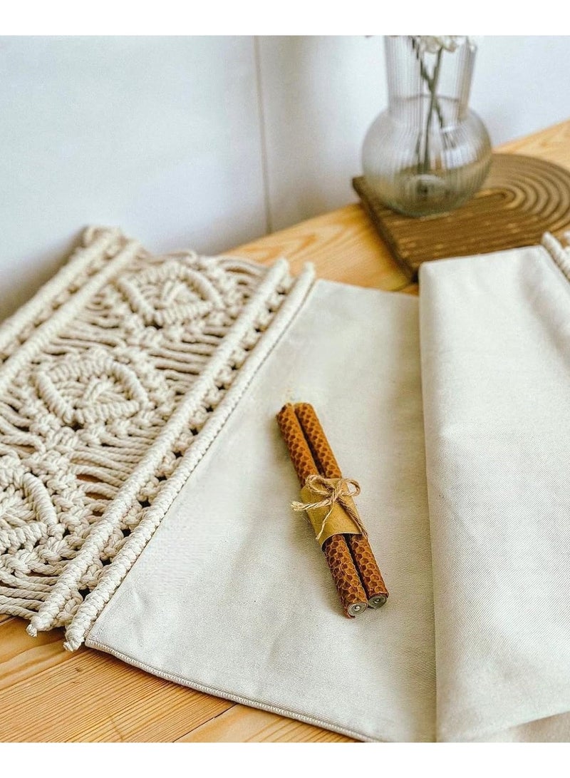 انتيكيانو مفرش طاولة مكرمية - Image 2