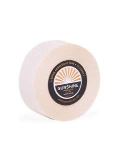 Sunshine Tape Daily Wear Hair System Tape Roll  Quick Aggressive Wig Tape  Versatile Doublesided Hair Tape for Wigs Toupee Hair Systems  114 Day Hold  1 x 12yds 