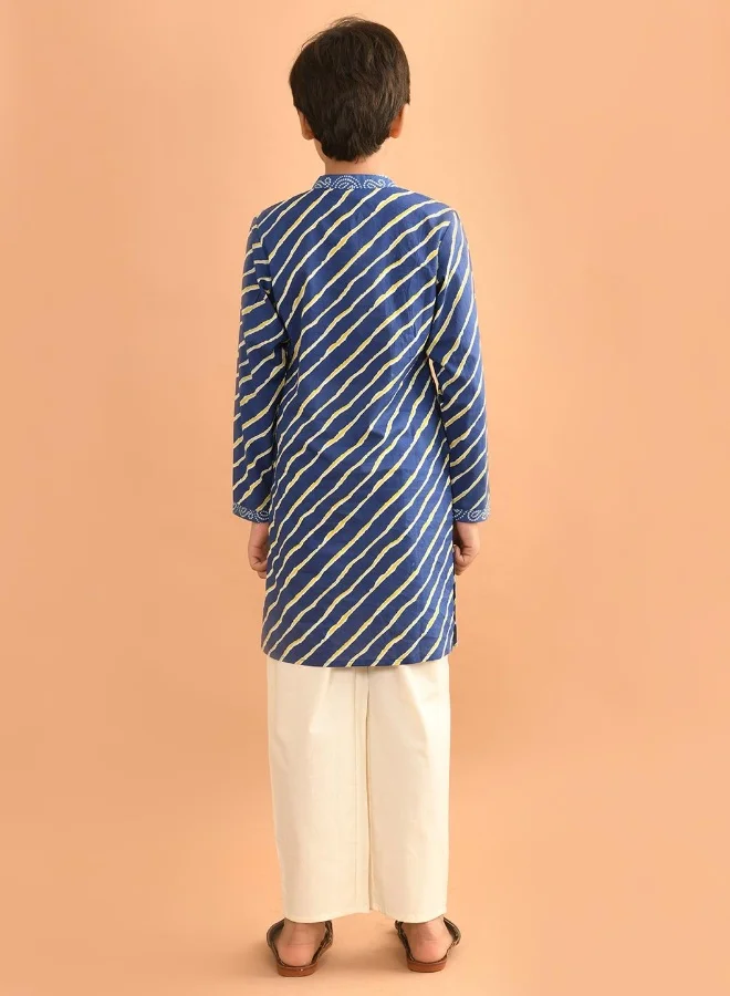 LILPICKS Printed Kurta Pajama Set