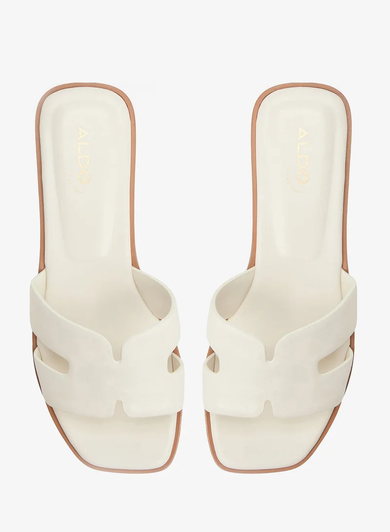 Aldo WHITE Itsandal Flat Sandals for Women | Best Price UAE