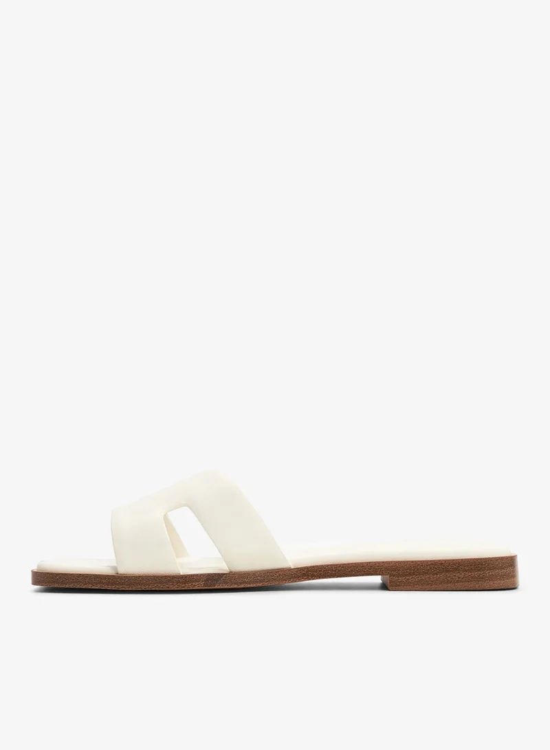 Aldo WHITE Itsandal Flat Sandals for Women | Best Price UAE
