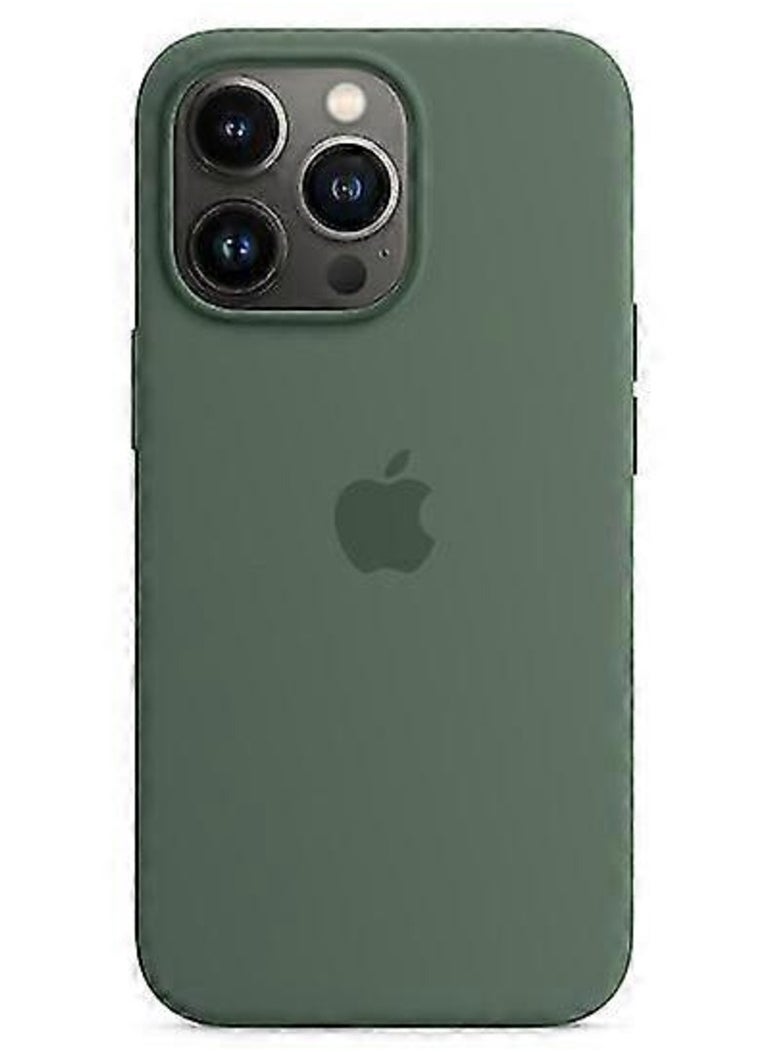 Silicone - Apple iPhone 13 Pro Silicone Case with MagSafe - Eucalyptus - Image 1
