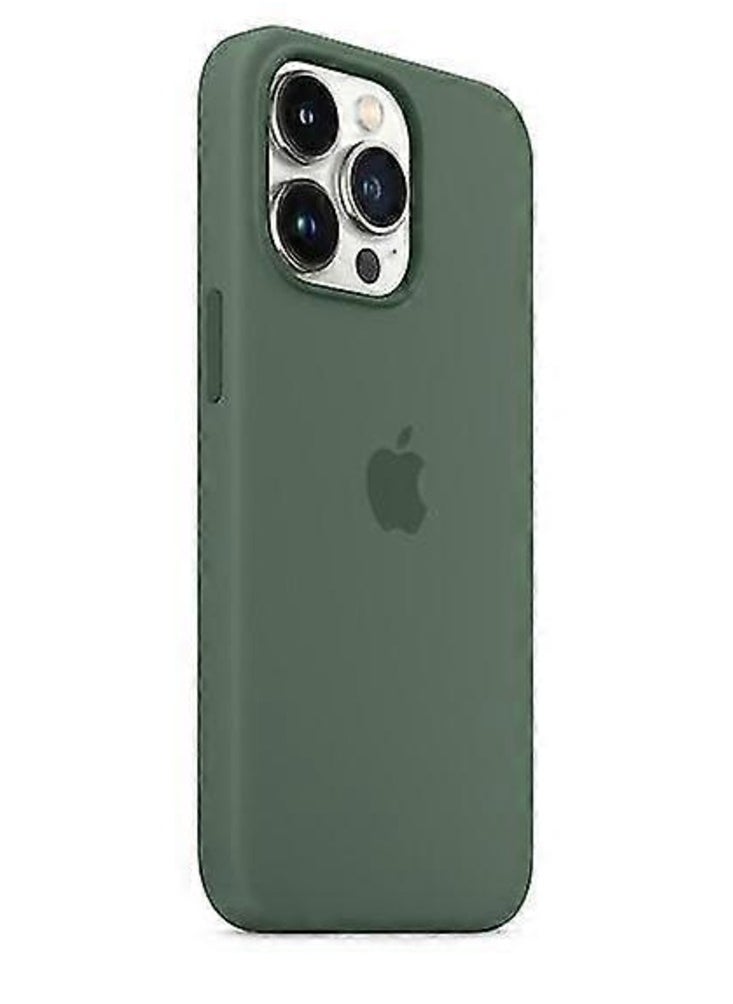 Silicone - Apple iPhone 13 Pro Silicone Case with MagSafe - Eucalyptus - Image 1