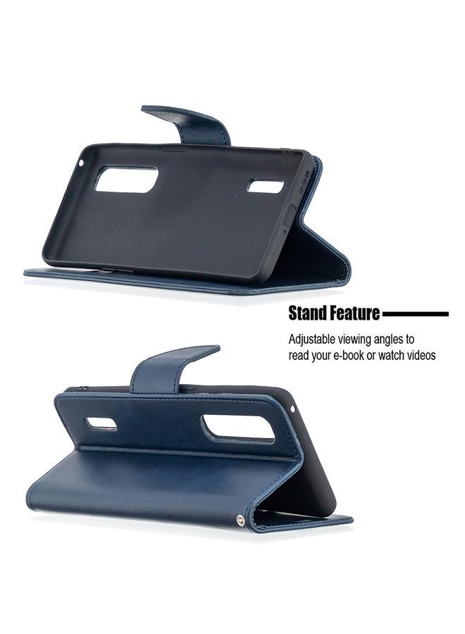 S-TOP Case For OPPO Find X2 Pro Retro Lambskin Texture Pure Color Horizontal Flip PU Leather Case, with Holder & Card Slots & Wallet & Lanyard - Image 4