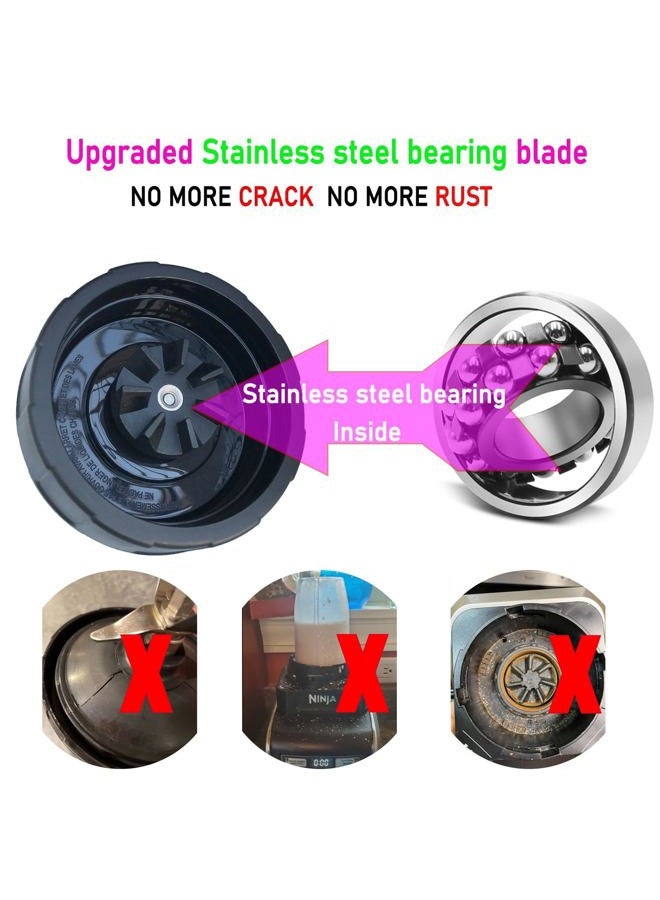 ABTER [ New Model] Replacement blender Blade and 24oz Cup Accessories, Only Compatible with Nutri Ninja SS150,SS151,SS300, SS350,SS351, CO351B, SS100, SS101, CO101B,SS400,SS401 - Image 5