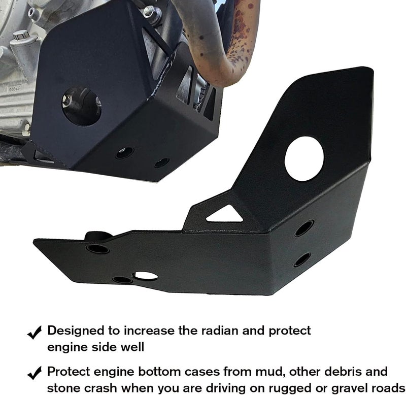 CHIFUN لوحة انزلاق CHIFUN لدراجة ياماها تريكر سيرو XT250 XG250 XT250X (2014-2022) - بان أسود من الألمنيوم - Image 4