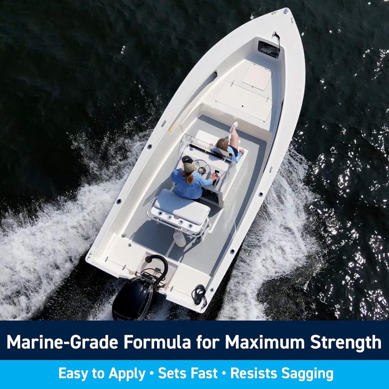 TotalBoat Polyester Structural Repair Putty - Marine Grade Long Strand Fiber Fiberglass Reinforced Filler for Boat and Automotive Repair - Image 2