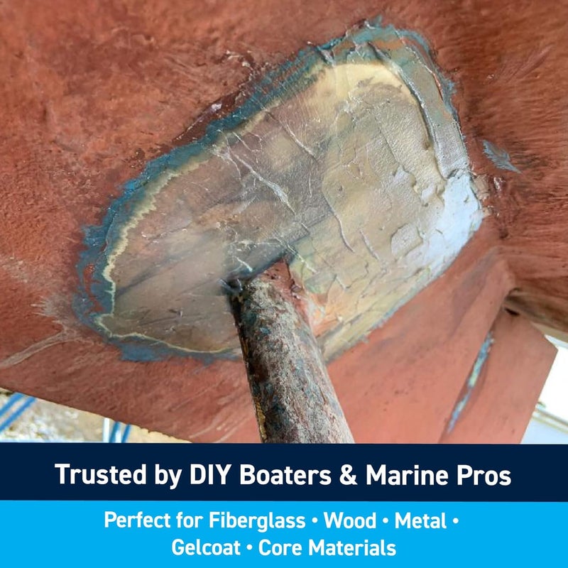TotalBoat Polyester Structural Repair Putty - Marine Grade Long Strand Fiber Fiberglass Reinforced Filler for Boat and Automotive Repair - Image 4