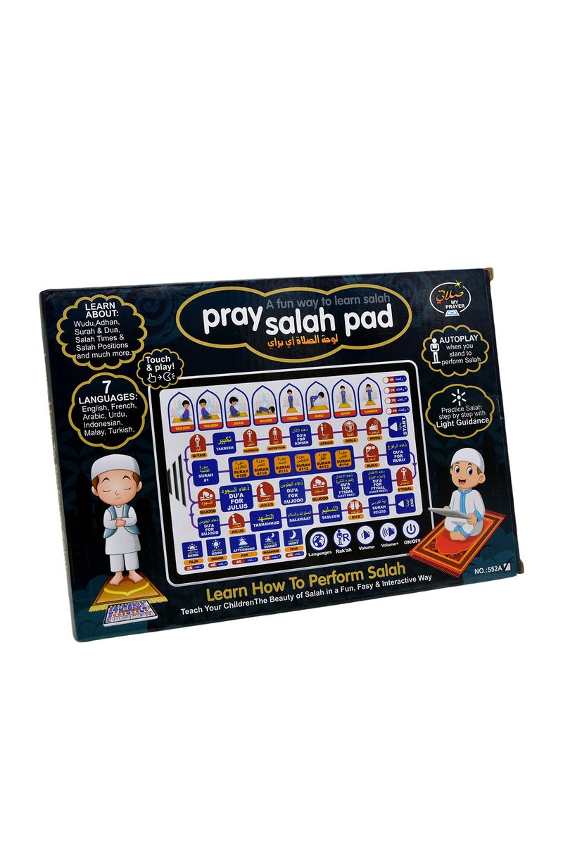 552A Islamic Tablet AL-Quran Belajar Solat Kit Salah Pray Pad for Muslim Kids Arab Islam Teach Praye