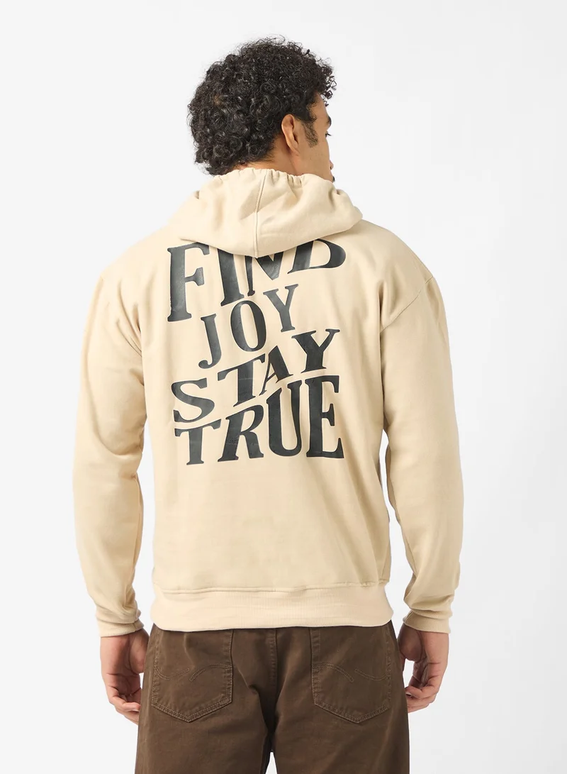 Graphic Print Hoodie