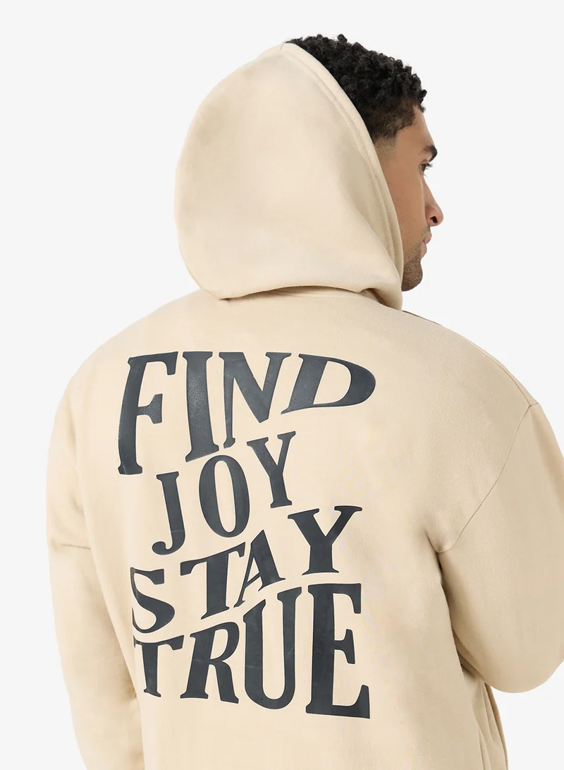 Seventy Five  Graphic Pullover Hoodie for Men | Best Price UAE