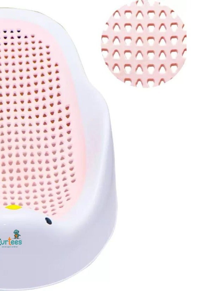 Turtees® Portable Baby Bather,Jelly Bath Support Silicone Mesh Bathtub for Infants - Image 3