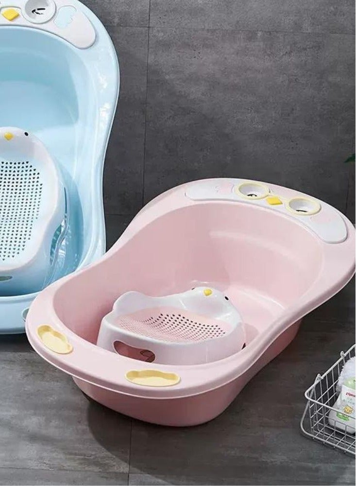 Turtees® Portable Baby Bather,Jelly Bath Support Silicone Mesh Bathtub for Infants - Image 4
