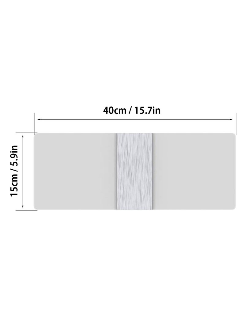 لوبيتيز أدى الجدار مصباح ، مصباح الجدار ، قوس مصباح ( 2 مجموعات ، 40cm / 15.7 بوصة * 15cm / 5.9 بوصة ، فضي ، ضوء دافئ 3000K ) الحديثة الاكريليك مصباح الجدار من الصعب ربط الجدار مصباح ، يمكن تركيبها في غرفة نوم ، غرفة المعيشة ، الممر ، حمام ، أبيض دافئ - Image 3