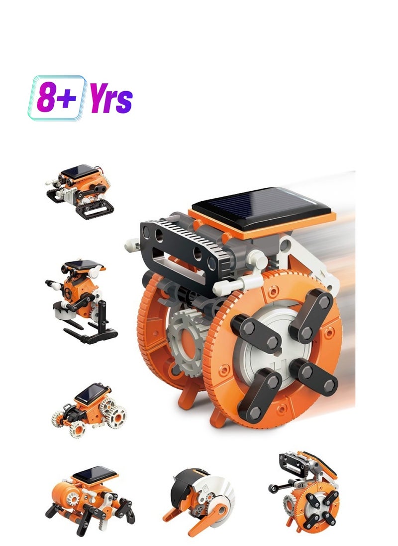 ERTYU ERTYU Solar Robot Toy Kit for Kids, 7 in 1 STEM Robot Toys Building Kits, Educational Science Experiment Kit Powered by Solar, DIY Educational Toy for 8 9 10 Year Old Boys Girls Birthday Gifts  - Image 1