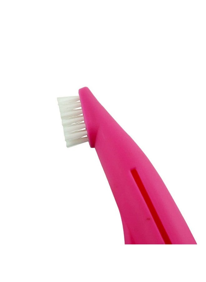 بت فرشاة أسنان بلاستيكية ناعمة 2 في 1 لتنظيف الأسنان للكلاب والقطط - قد يختلف اللون. - Image 5