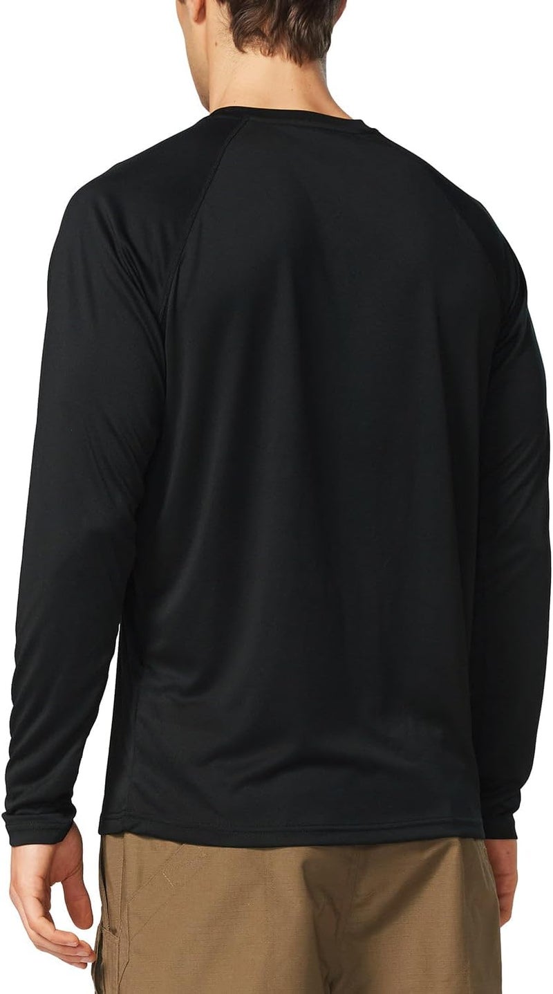 Baleaf Men's Sun Protection Shirts UV SPF UPF 50+ Long Sleeve Rash Guard Fishing Running Quick Dry Lightweight - Image 2