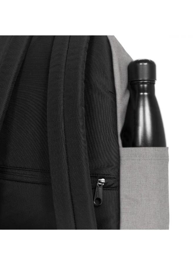EASTPAK Day Pak'R Snow Grey Medium backpack with bottle holder and laptop sleeve