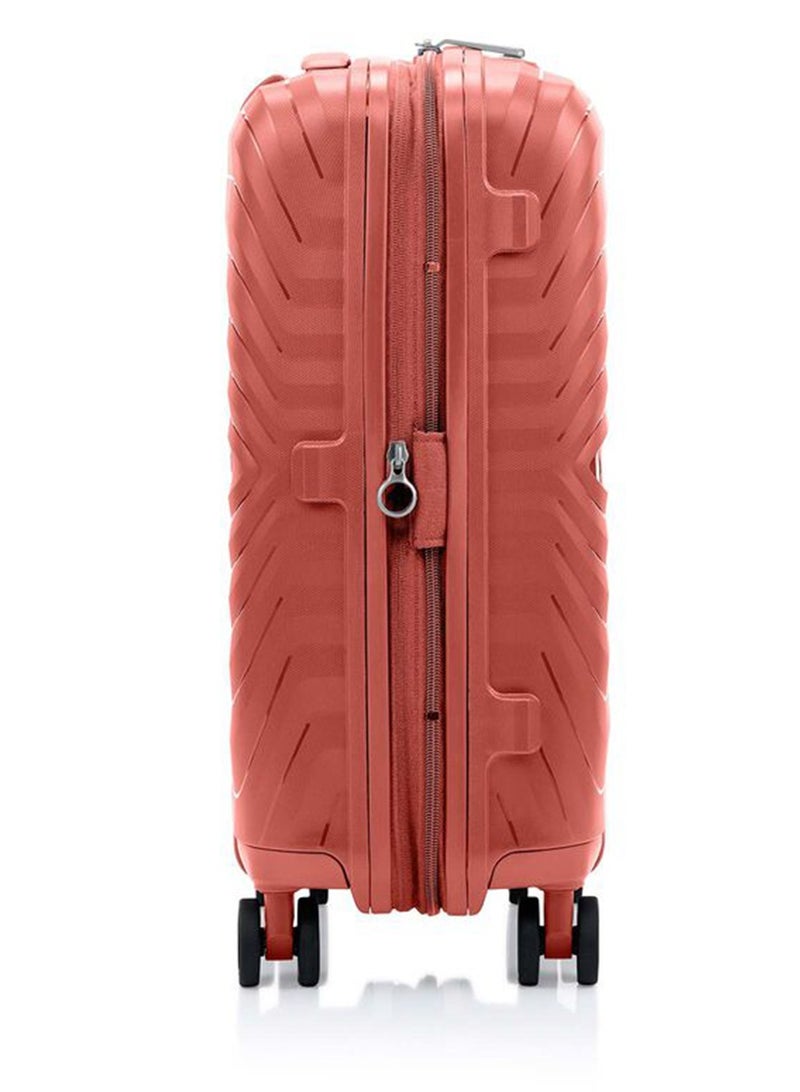 Samsonite Octolite Neo Suitcase Cabin Size 55 cm / 20 inch, 4 Spinner Wheels, Polypropylene, Coral|TSA Combination Lock|Expandable|Anti-Theft Secuirty Zipper|Inner Mesh Pocket - 3 Years International Warranty - Image 3