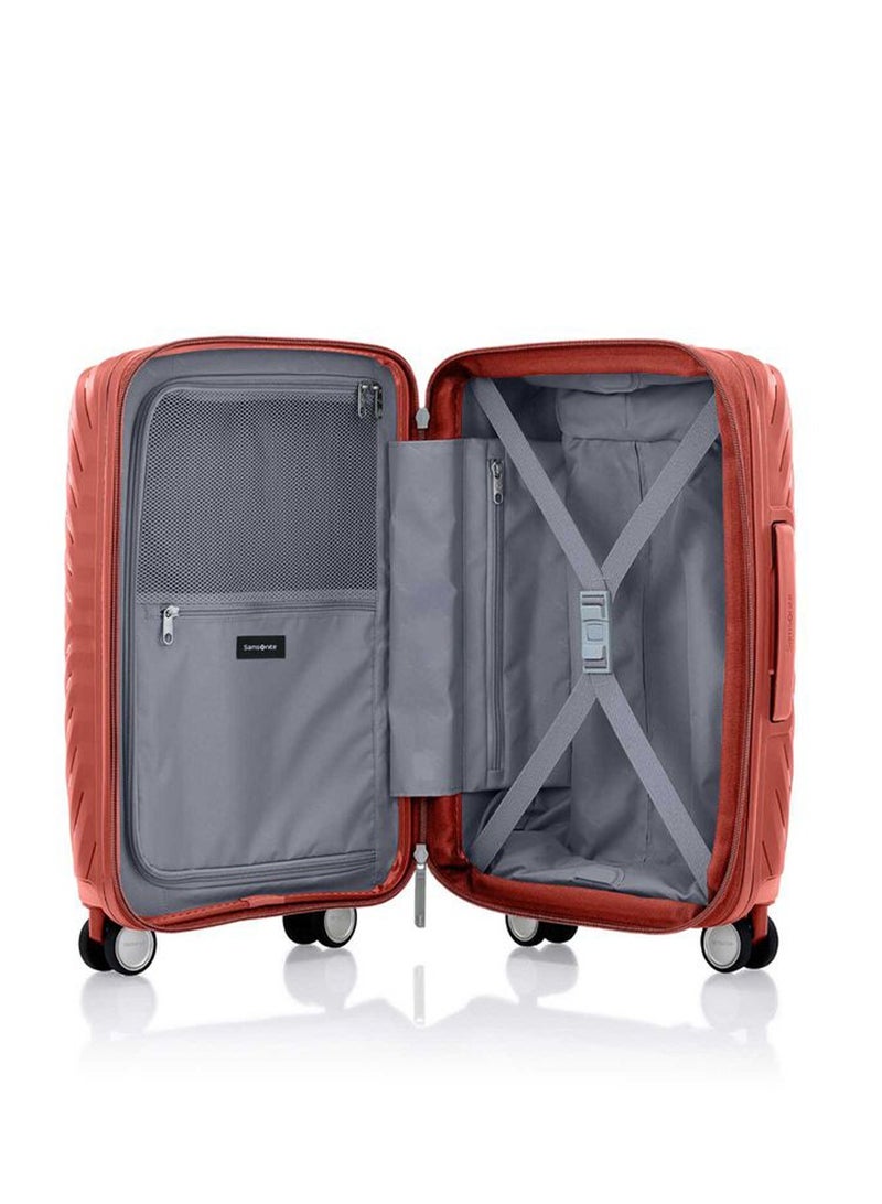 Samsonite Octolite Neo Suitcase Cabin Size 55 cm / 20 inch, 4 Spinner Wheels, Polypropylene, Coral|TSA Combination Lock|Expandable|Anti-Theft Secuirty Zipper|Inner Mesh Pocket - 3 Years International Warranty - Image 5