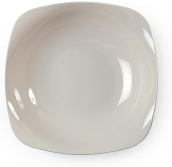 Fineline Settings Square Plastic Bowls12 oz  BONE  Renaissance Collection  Pack of 10 Bowl