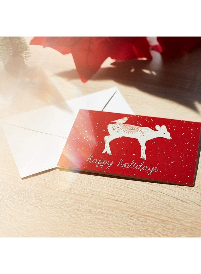 Sustainable Greetings 144 Pack Holiday Greeting Cards Assortment With Envelopes In 6 Christmas Animal Designs (4 X 6 In) - Image 4
