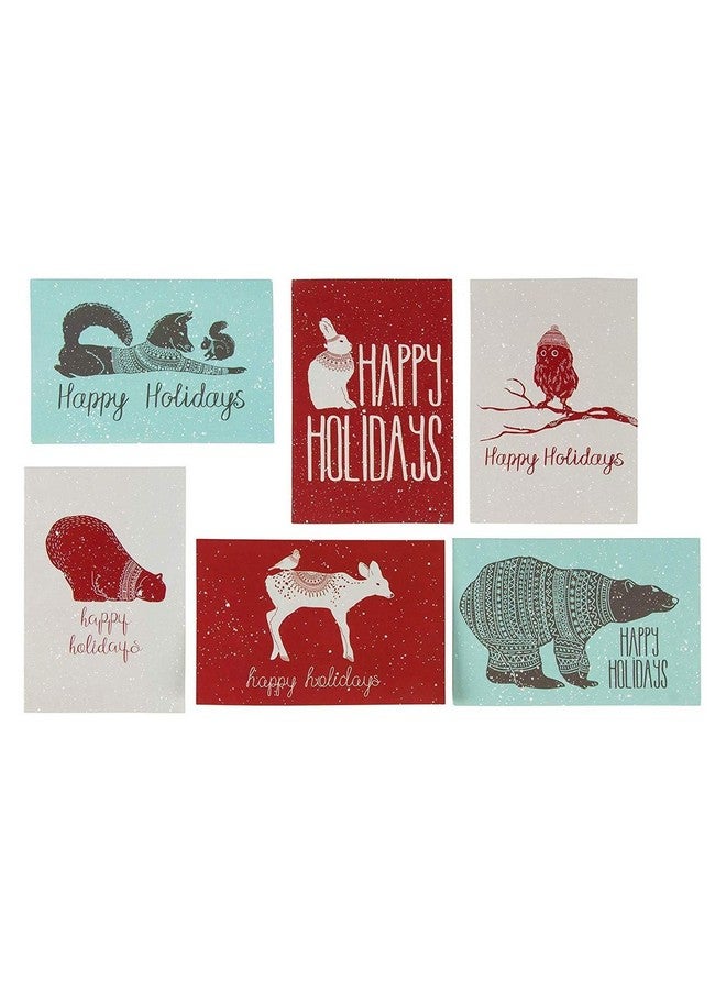 Sustainable Greetings 144 Pack Holiday Greeting Cards Assortment With Envelopes In 6 Christmas Animal Designs (4 X 6 In) - Image 5