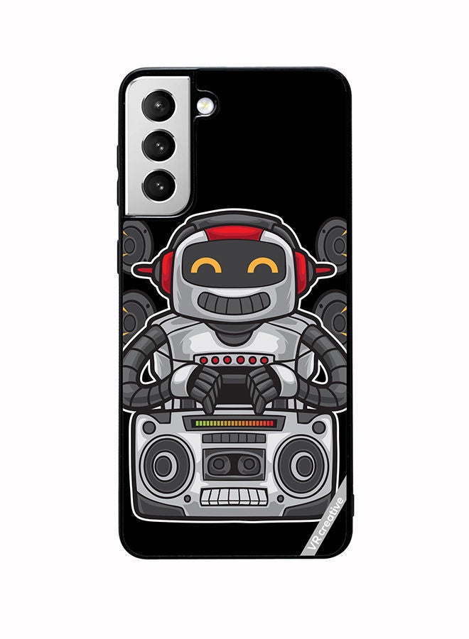 VR CREATIVE Protective Case Cover For Samsung Galaxy S22 5G Speaker Monkey Design Multicolour - Image 1